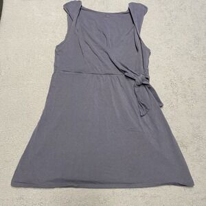 Athleta Tunic Top Women's M Lavender‎ Tie Front Tank Activewear Modal Comfort